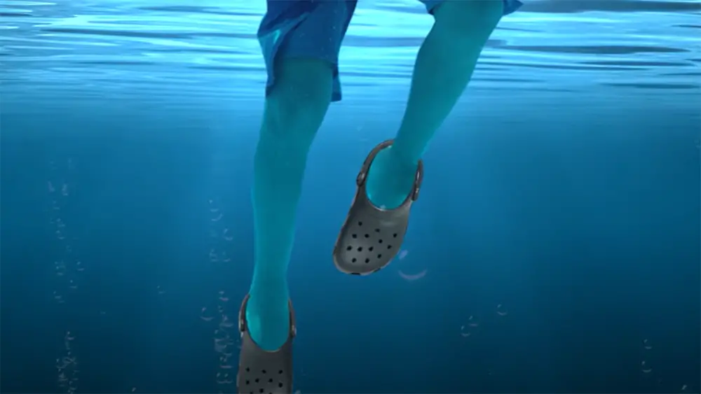 Can Crocs be worn in the water?