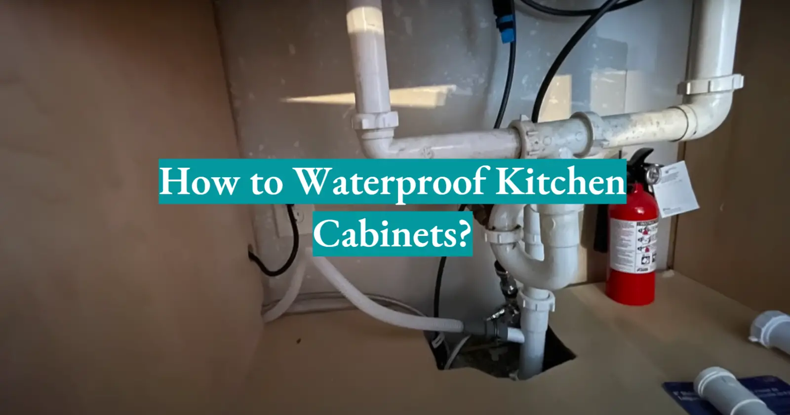 How to Waterproof Kitchen Cabinets?