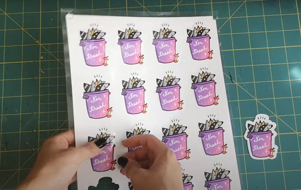 Can you make waterproof stickers with an inkjet printer?