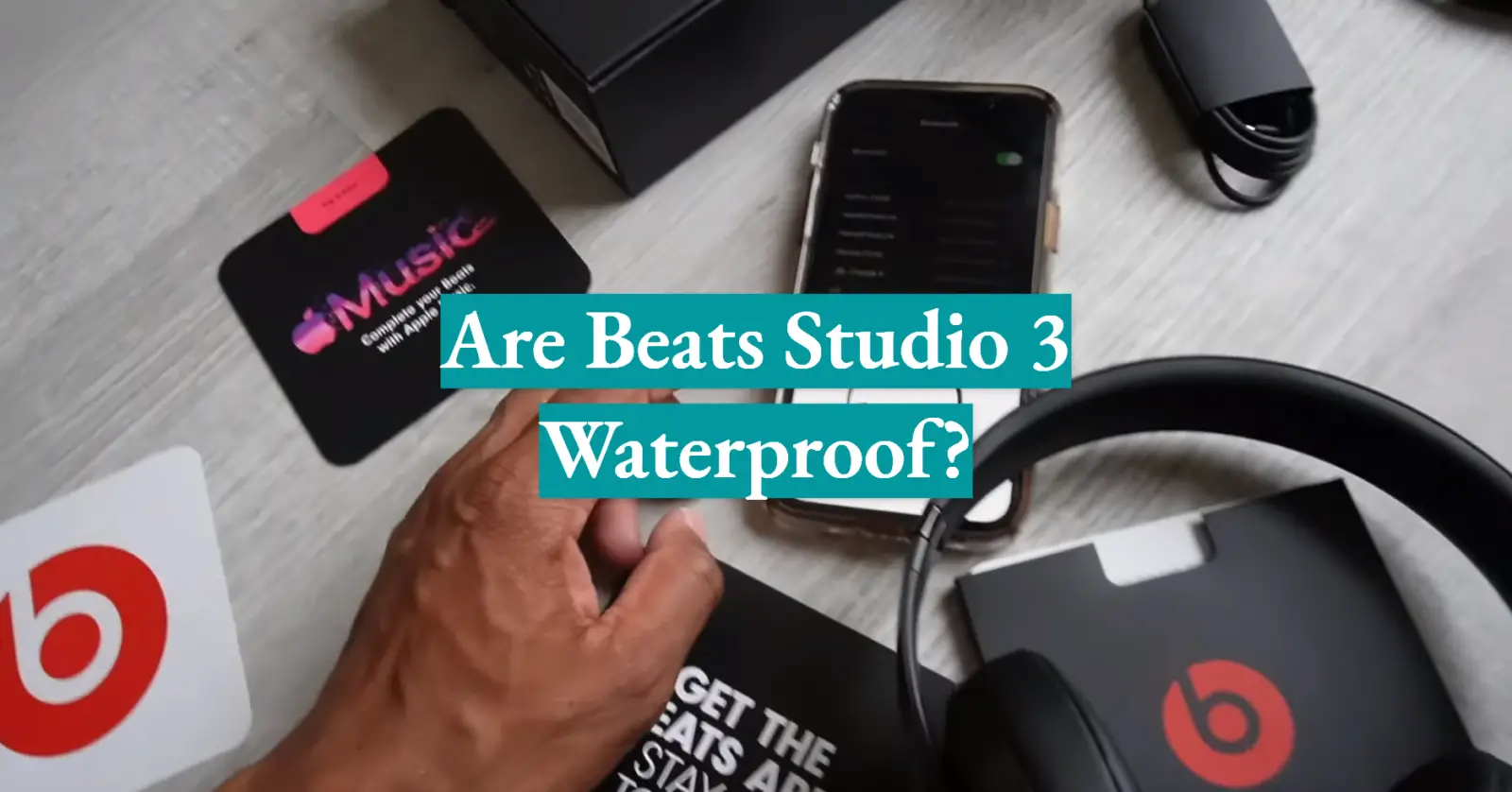 Are Beats Studio 3 Waterproof?